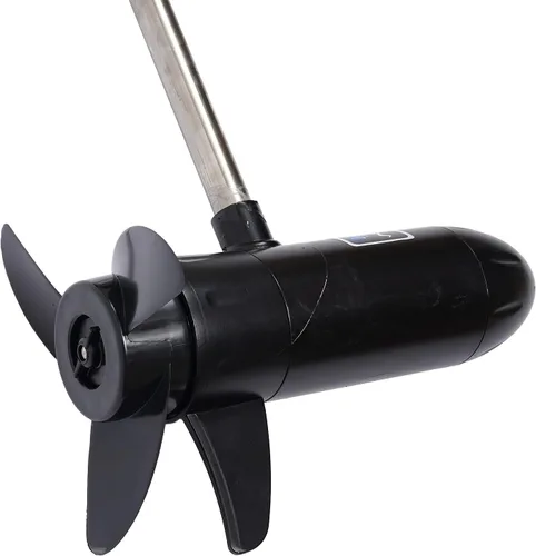 Miniatura 7 de Motor de arrastre eléctrico de empuje de 45 libras, motor de arrastre de agua salada montado en el travesaño para kayak barco inflable, eje de 30