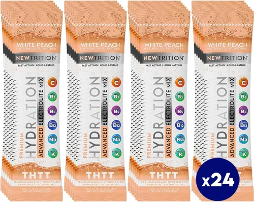 Miniatura 10 de Polvo de hidratación, paquetes de polvo de electrolitos, paquetes hidratantes con sabor natural para agua, electrolitos hidratantes de acción rápida