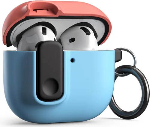 VRS DESIGN Funda con Candado Moderno para Apple Airpods de 4ª Generación (2024), Protección Resistente con Cierre Seguro para Estuche de Airpods 4