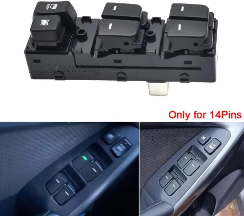 Miniatura 2 de Juego de interruptores de ventana Power Master K935701X000WK para Kia Forte Cerato