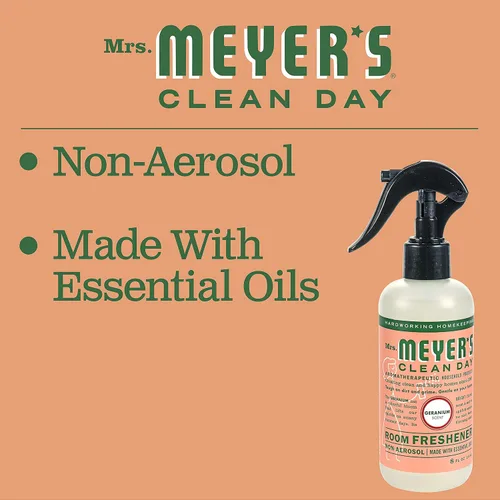 Miniatura 7 de Mrs. Meyer's Clean Day Ambientador en Spray para Habitaciones, Aroma de Geranio, 8 Fl oz (Paquete de 1)