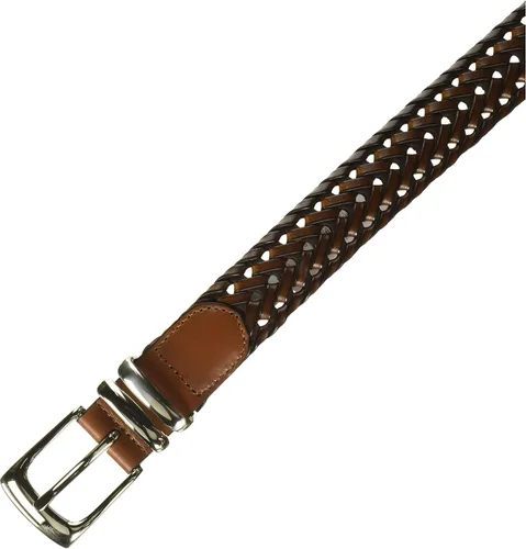 Miniatura 2 de Perry Ellis Men's Portfolio Braided Belt with Leather (Sizes 30-54 Inches)