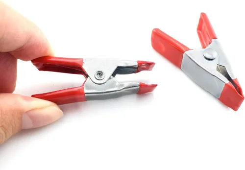 Miniatura 4 de 12 abrazaderas de resorte de metal de 2 pulgadas resistentes para carpintería y camping (apertura máxima de 0.8 pulgadas)