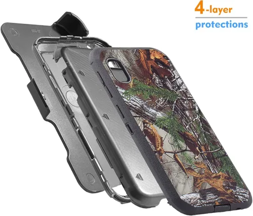 Miniatura 4 de A10E Customerfirst - Funda para Samsung Galaxy A10E [protección de cuatro capas] Funda protectora resistente, cuerpo resistente, cubierta completa