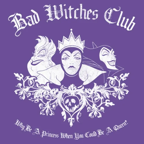 Miniatura 3 de Disney Camiseta sin mangas con espalda cruzada para mujer Villains Bad Witch Club Tri-Blend