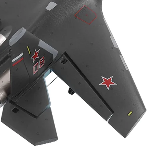 Miniatura 8 de Avión de control remoto de avión RC - RTF 4CH motor de cola sin escobillas 3D/6D función de acrobacias SU35 Jet avión con acelerador de mano