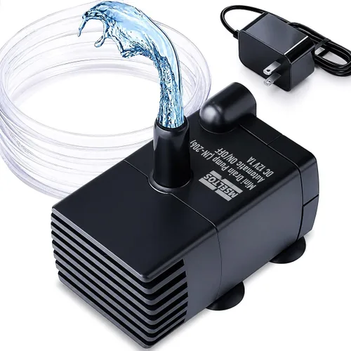 Miniatura 10 de Bomba de sumidero pequeña automática con sensor de agua, elevación de 5 pies, 55 GPH 115 V/230 V, mini bomba de condensado con interruptor