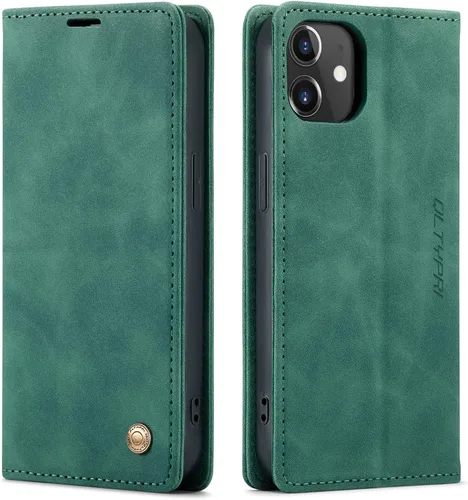 Miniatura 120 de QLTYPRI Para iPhone Air Case Wallet Con Tarjetero, Vintage PU Cuero Kickstand Cierre Magnético A Prueba De Golpes Folio Libro Funda Para IPhone 17