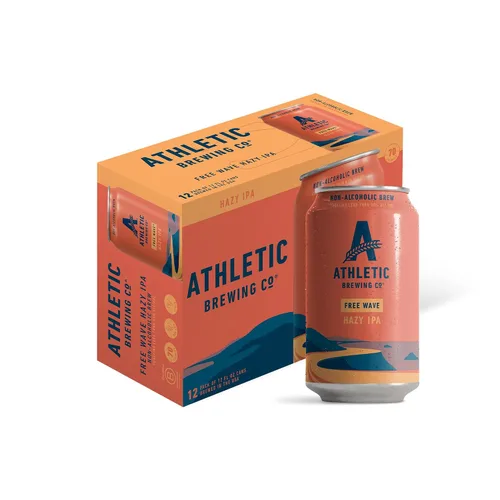 Miniatura 11 de Athletic Brewing Company Cerveza artesanal sin alcohol, baja en carbohidratos con cuerpo ligero de arroz y malta, combina con ensalada y pizza