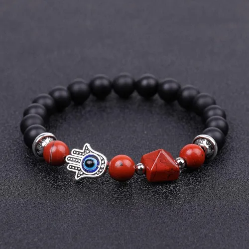 Miniatura 4 de Pulsera de cuentas elásticas de cristal curativo natural