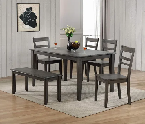 Miniatura 2 de Sunset Trading Shades of Gray - Sillas de comedor, gris desgastado