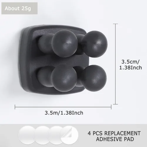 Miniatura 4 de Soporte de silicona para cepillos de dientes, gancho multifunción, impermeable, autoadhesivo, para cepillo de dientes, soporte para enchufe de pared