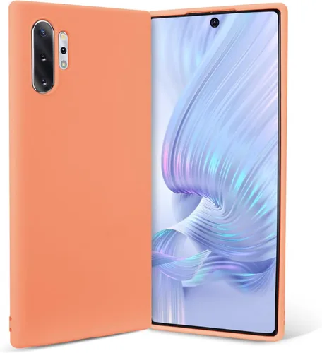 Miniatura 9 de Funda para Galaxy Note 10 Plus, silicona líquida, delgada, suave, TPU, protección de cuerpo completo, a prueba de golpes, para Galaxy Note 10 Plus