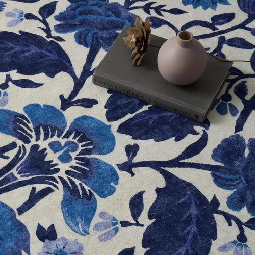 Miniatura 6 de EVERGRACE Alfombras de área para entrada, 2 x 3, de lana sintética, estilo bohemio, floral, para interiores y exteriores, alfombras pequeñas