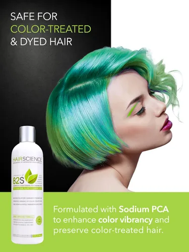 Miniatura 7 de Hair Science Fórmula 82S Champú para la salud del cuero cabelludo y el cabello Con palma enana americana y biotina Para preocupaciones