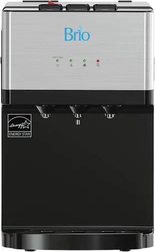 Miniatura 2 de Brio Dispensador de agua con refrigerador sin botella, de limpieza automática, sobre encimera, con filtración - Agua caliente, fría y a temperatura