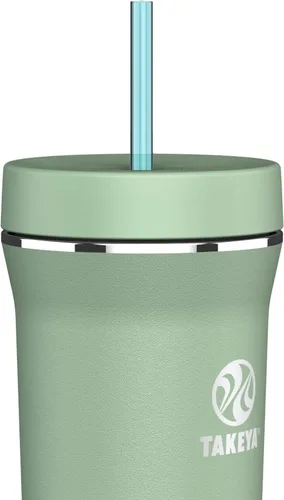Miniatura 2 de Takeya 32 oz Stainless Steel Insulated Tumbler with Straw Lid, Premium Quality, Sweatproof