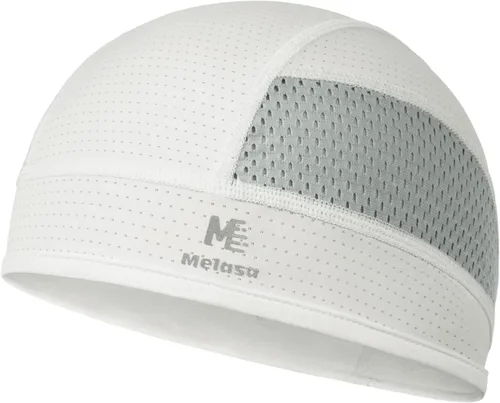 Miniatura 22 de MELASA Gorras de calavera refrescante, forro de malla ligera debajo del casco, ciclismo, motocicleta, casco duro para hombres y mujeres