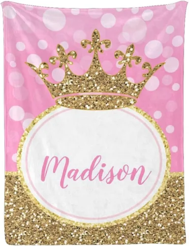 Miniatura 21 de Mantas de bebé personalizadas con nombre, manta de bebé personalizada para niñas, regalos de bebé, manta suave y cálida para recepción de pañales