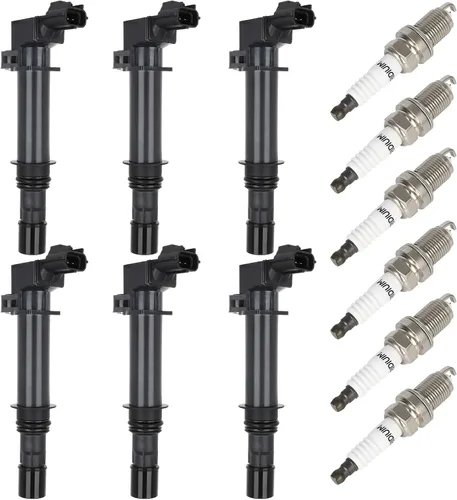 Miniatura 10 de OCPTY Paquetes de bobinas y bujía para DG521, 5C1716 compatible con Ford 2009-2013 para Expedition 5.4L/V8, 2009-2014 para Lincoln para Navigator
