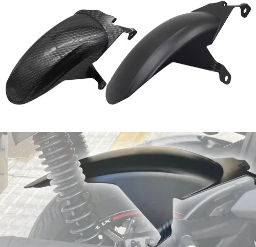 Miniatura 2 de M - Guardabarros trasero de motocicleta para Yamaha Xmax X-MAX 300 250 2018-2021 Y (color negro)