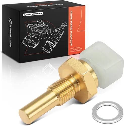 A-Premium Sensor de temperatura del refrigerante del motor [2 pines] compatible con Volkswagen Jetta, Passat, Golf, Fox, Quantum, Scirocco y Audi