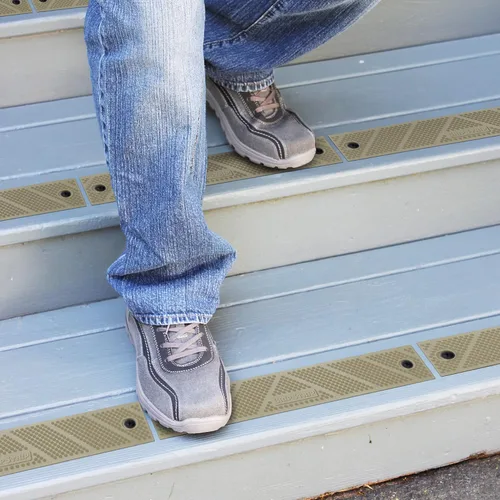 GripStrip Tira de extensión para escaleras, de 12 pulgadas de largo x 2 pulgadas de ancho, sin adhesivo, antideslizante, tiras de plástico para
