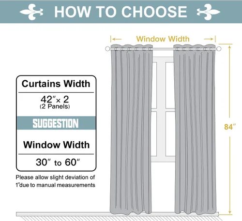 Miniatura 7 de ChrisDowa Cortinas 100% Opacas para Dormitorio con Forro Negro, 2 Capas Gruesas Totalmente Opacas con Aislamiento Térmico y Ojales para Ventana