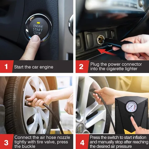 Miniatura 4 de Kit de emergencia en carretera para automóvil con cables de puente, kits de asistencia lateral de seguridad para vehículos, kit de automóvil