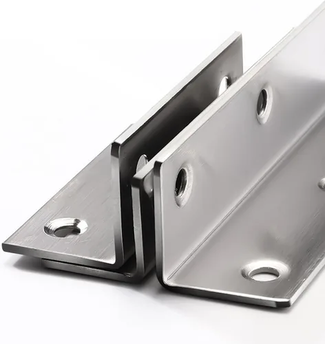 Miniatura 3 de Soportes en L, 4 unidades de soporte de esquina con ángulo, acero inoxidable superior, 4" x 1" M, 2 mm de espesor, para estante de madera, mueble