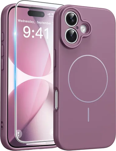 Miniatura 49 de FNTCASE - Funda para iPhone 16 Pro: magnética, mate, translúcida, de grado militar, protectora contra caídas, resistente, fina, duradera y a prueba