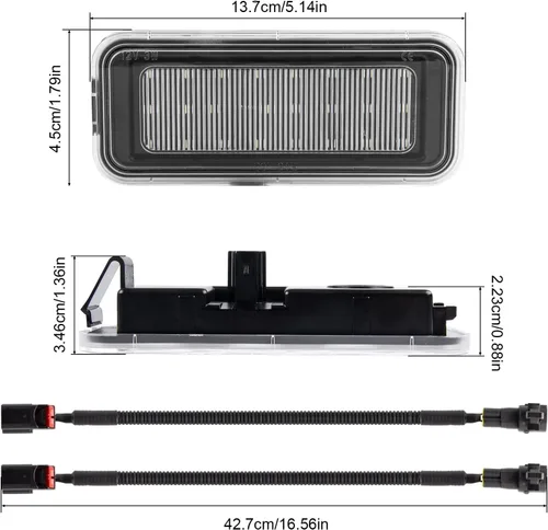 Miniatura 5 de Kit de iluminación LED azul hielo para camión, 2 unidades, para cajuela de automóvil, compatible con Toyota Tacoma 2020 2021 2022 2023