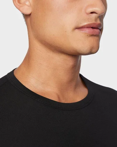 Miniatura 3 de 32 Degrees - Camiseta ligera para hombre, manga larga, ajuste de forma, elástico en 4 direcciones, térmica