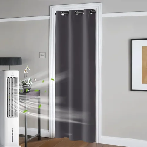 Miniatura 47 de RYB HOME - Cortinas opacas para patio - Cortinas con ojales sólidos, paneles de ventana grandes, eficiencia energética, cortinas de privacidad
