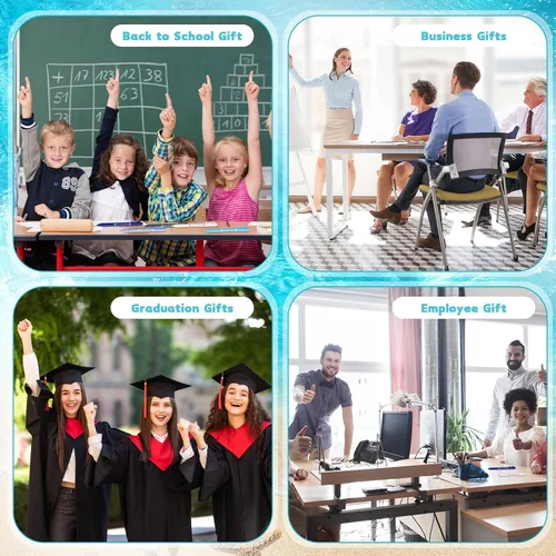 Miniatura 6 de Geyoga 20 juegos de Starfish Story Employee Apreciation Gift You Make a Difference Bolígrafo Starfish Story Tarjeta motivacional con corbatas