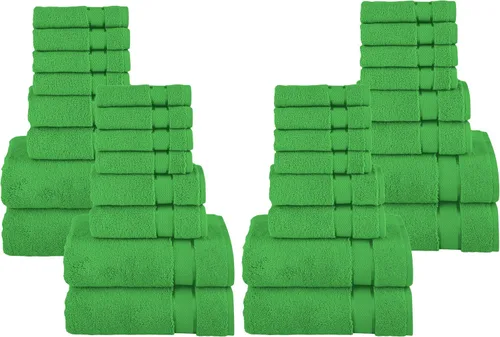 Miniatura 39 de Elegant Comfort Juego de 8 toallas de algodón de alta calidad, incluye 4 toallas pequeñas, 2 toallas de mano y 2 toallas de baño, 100% algodón