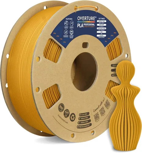 Miniatura 52 de Overture PLA Plus (PLA+) Filamento de 1/16 pulgadas, dureza mejorada con rollo PLA, con superficie de construcción 3D de 7.87 × 7.87 pulgadas, PLA
