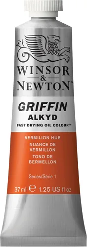 Miniatura 37 de Winsor & Newton Griffin Alkyd - Pintura al óleo de secado rápido, tubo de 1.25 onzas líquidas, Siena quemada