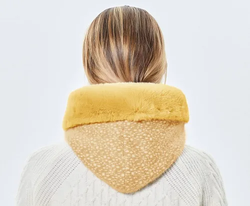Miniatura 13 de Gorros de invierno para mujer, pasamontañas, bufanda, para clima frío, conjunto para mujer, gorro con capucha