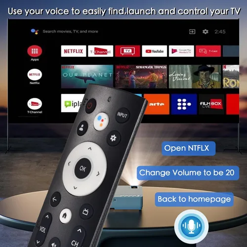 Miniatura 5 de Reemplazo para control remoto Hisense TV, control de voz compatible con Hisense QLED UHD Mini-LED ULED Smart Google TVs