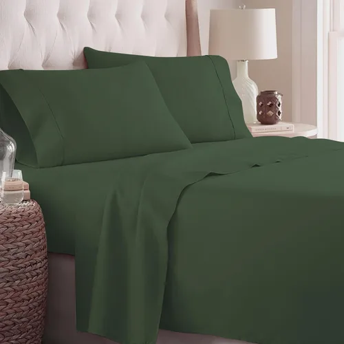 Miniatura 20 de Danjor Linens Juego de sábanas Cal King para personas que duermen con calor, sábanas de calidad de hotel con 4 fundas de almohada, bolsillos 03