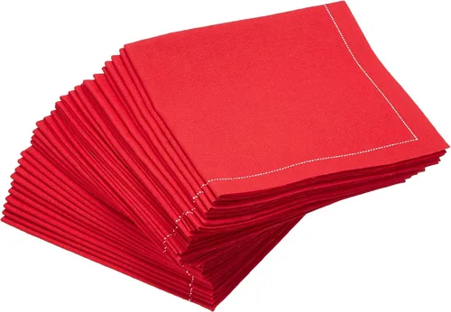 Miniatura 10 de Five Star Napkins Servilletas plegables de algodón para cóctel, bebidas, postres, bares, fiestas, eventos, vacaciones, bodas, fiestas, 8 x 8 Azul