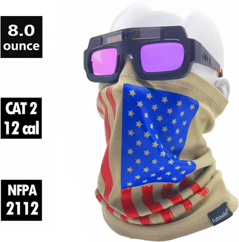 Miniatura 13 de Fullsheild FR - Máscara facial resistente al fuego, cubierta completa, polaina para el cuello, para soldar, caza, ejército, trabajo militar