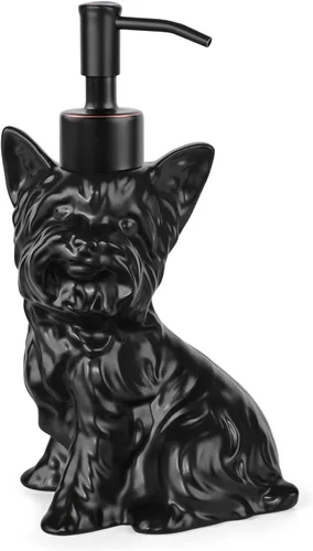Miniatura 19 de Dispensador con Forma de Bulldog Francés de Jabón/Loción/Desinfectante de Manos Dispensador con Bomba de Cerámica de Acero Inoxidable Bulldog