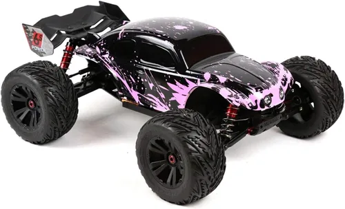 Miniatura 5 de SummitLink Cuerpo Personalizado Compatible para Coche o Camión RC de Escala 1/10 y 1/8 (Camión no Incluido) (Rosa Barrenario sobre Negro)