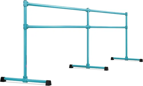 Miniatura 12 de VITA Barre - Barra de ballet doble portátil independiente, extrema, acero Altura fija, fabricada en Estados Unidos, equipo de ejercicio en casa