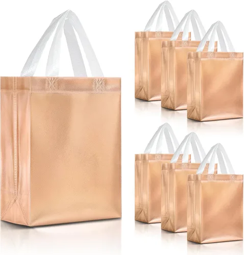 Miniatura 60 de Nush Nush - Bolsas de regalo reutilizables azul aguamarina a granel (azul aguamarina - Tamaño mediano - Juego de 30)