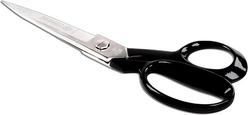 Miniatura 5 de Mundial Recortadoras dobladas industriales forjadas de 10 pulgadas, cuchillas afiladas, mango negro ergonómico, acabado niquelado pulido, corte