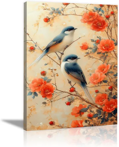 Miniatura 8 de ZUMOOO Vintage Flower Wall Art Wonderful For Modern Living Room, Bedroom, Hotel, Apartment,Restaurant, Kitchen, Classroom, Office Stylish Wall