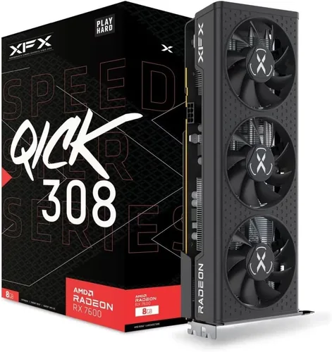 Miniatura 9 de XFX Speedster SWFT105 Radeon RX 6400 Tarjeta gráfica para juegos con 4 GB GDDR6, AMD RDNA 2 RX-64XL4SFG2